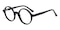 Iqaluit Black Round Acetate Eyeglasses