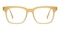 Winnipeg Yellow/Honey Gold Rectangle Acetate Eyeglasses