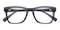 Edmonton Gray Rectangle Acetate Eyeglasses