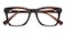 Edmonton Brown Rectangle Acetate Eyeglasses