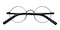 Harold Black Round Acetate Eyeglasses