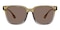 FortMyers Brown/Gray—Blue Block Phtochromic Brown Square TR90 Eyeglasses