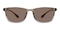 Altus Martini Olive/Gray—Blue Block Phtochromic Brown Rectangle TR90 Eyeglasses