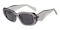 Pensacola Gray Cat Eye TR90 Sunglasses