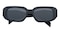 Pensacola Black Square TR90 Sunglasses