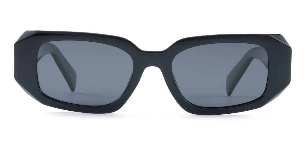 Pensacola Black Square TR90 Sunglasses