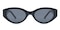Beverly Black Cat Eye TR90 Sunglasses