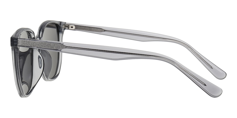 Valdosta Gray Rectangle TR90 Sunglasses