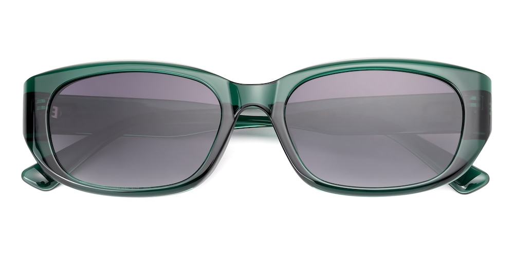 Breenda Green Cat Eye TR90 Sunglasses