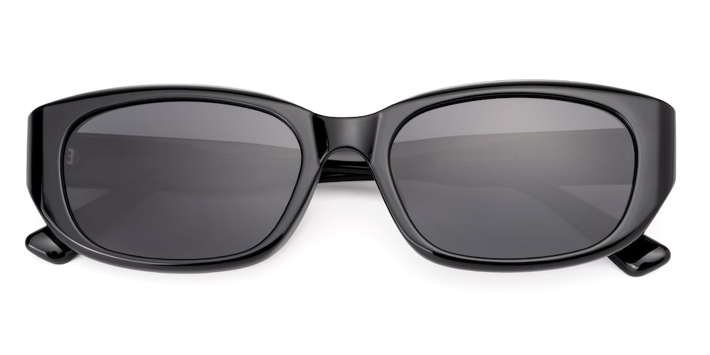 Breenda Black Cat Eye TR90 Sunglasses