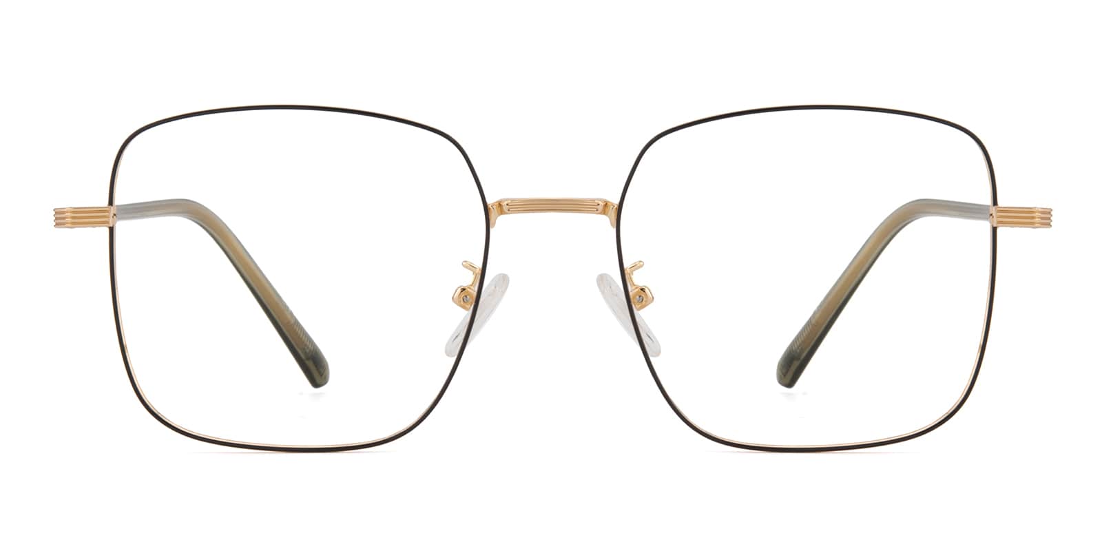 サングラス Wire Frame Glasses Rectangle Wire Frame Glasses With Black Color