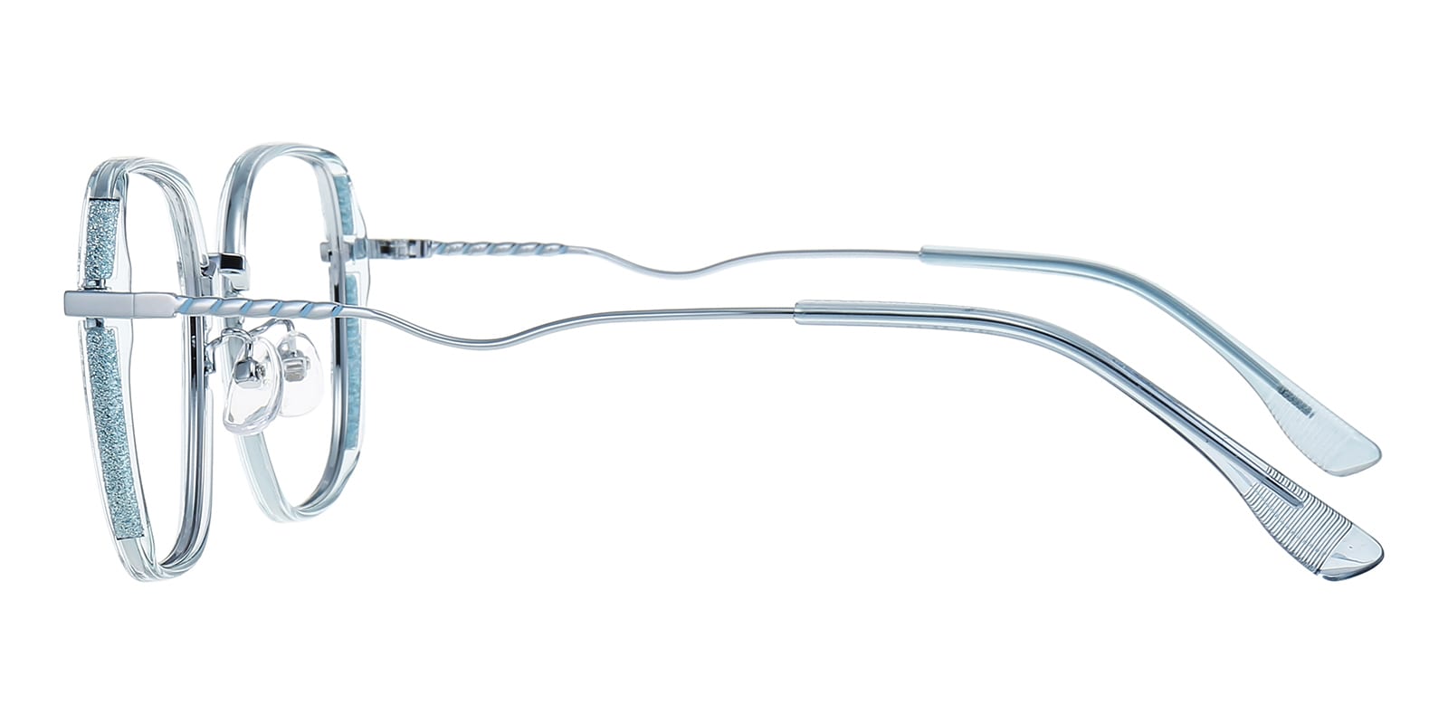 Karen Polygon Blue Blue Light Glasses | GlassesShop