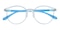 Judy Light Blue Round TR90 Eyeglasses