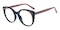 Jennifer Deep Dive/Ash Rose Cat Eye TR90 Eyeglasses