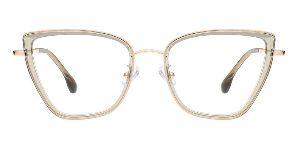 Irene Moss/Green Cat Eye TR90 Eyeglasses