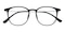 Frederick Black/Silver Round TR90 Eyeglasses