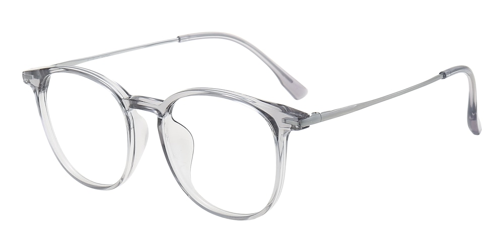 Fred Gray Round TR90 Eyeglasses