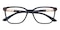 Hilary Black Cat Eye Plastic Eyeglasses