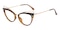 Bridget Tortoise/Golden Cat Eye TR90 Eyeglasses