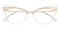 Bridget Crystal/Golden Cat Eye TR90 Eyeglasses
