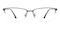 Sean Gunmetal Rectangle Titanium Eyeglasses