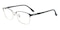 Arvin Black/Golden Rectangle Metal Eyeglasses