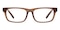 Burbank Brown Rectangle Acetate Eyeglasses