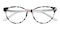 Asheboro Tortoise/Crystal/Floral Cat Eye Acetate Eyeglasses