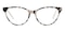 Asheboro Tortoise/Crystal/Floral Cat Eye Acetate Eyeglasses