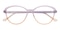 Frederick Purple/Orange Cat Eye Acetate Eyeglasses