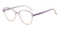 Frederick Purple/Orange Cat Eye Acetate Eyeglasses