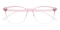 Alberta Pink/Crystal Oval TR90 Eyeglasses