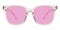 Joni Champagne Tint Pink 40% Classic Wayframe TR90 Eyeglasses