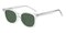 Placerville Crystal Tint Green 80% Rectangle Acetate Eyeglasses