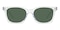 Placerville Crystal Tint Green 80% Rectangle Acetate Eyeglasses