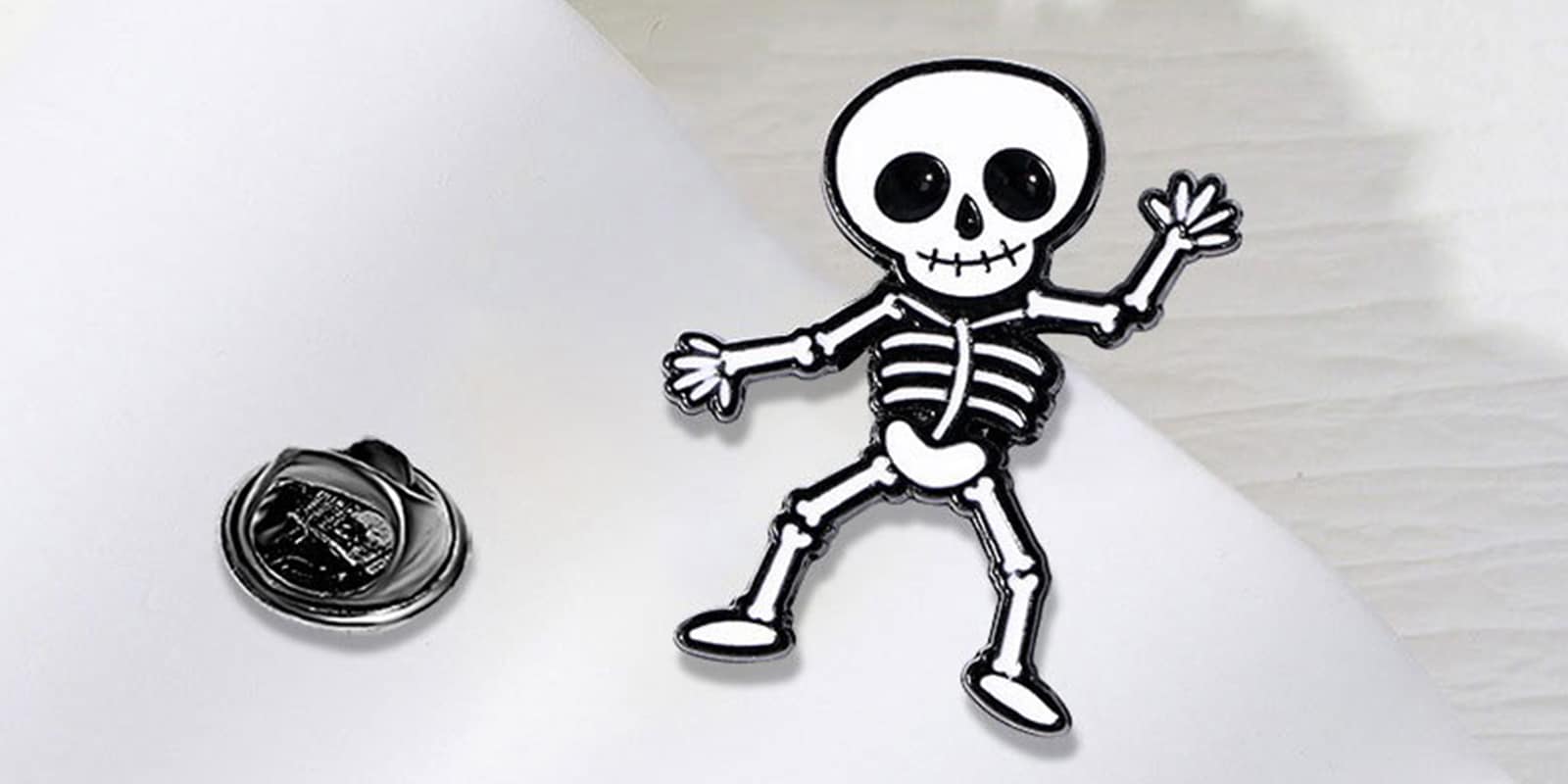 Halloween Cute Skull Badge/Brooch