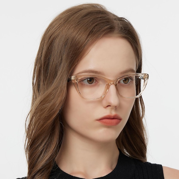 Giselle Cat Eye - Champagne Eyeglasses