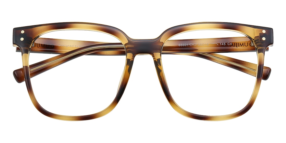 June Tortoise Square TR90 Eyeglasses