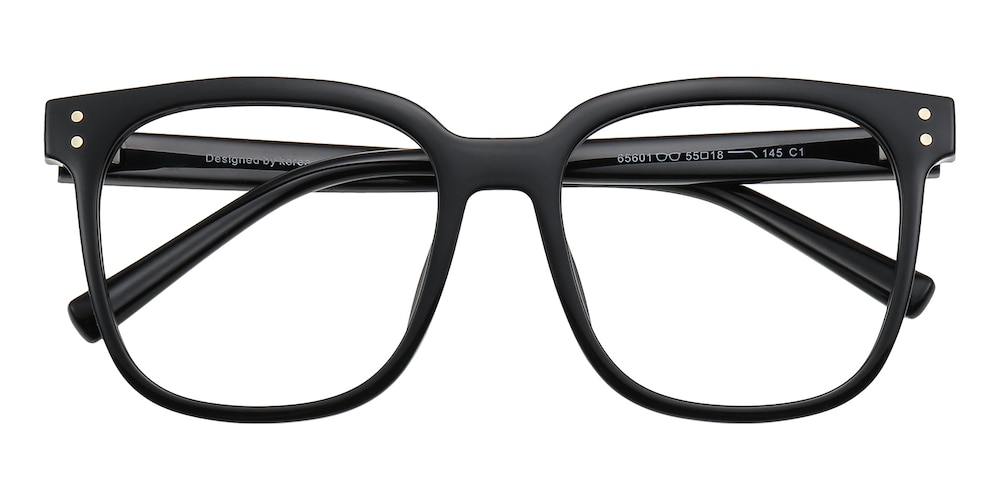 June Black Square TR90 Eyeglasses