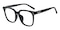 June Black Square TR90 Eyeglasses