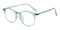 Abilene Green Round TR90 Eyeglasses