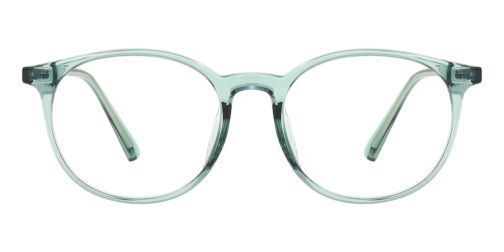 Abilene Green Round TR90 Eyeglasses