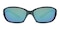 Iowa Green Rectangle TR90 Sunglasses