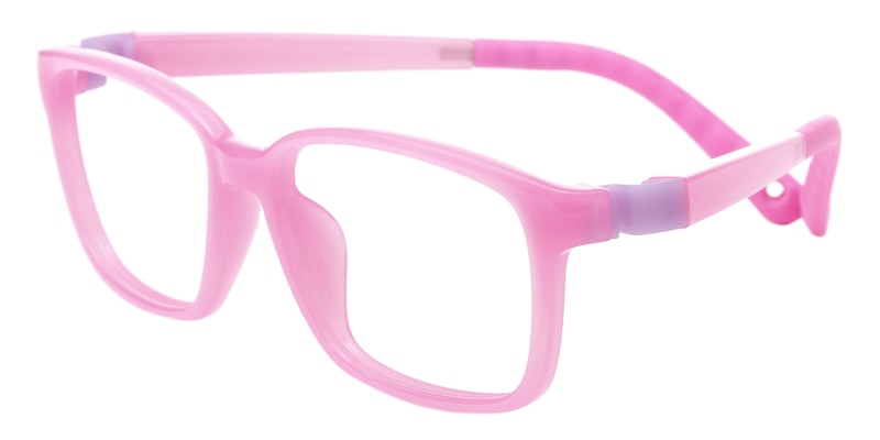 Alexander Pink Rectangle TR90 Eyeglasses