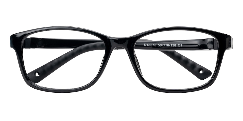 Barton Black Rectangle TR90 Eyeglasses