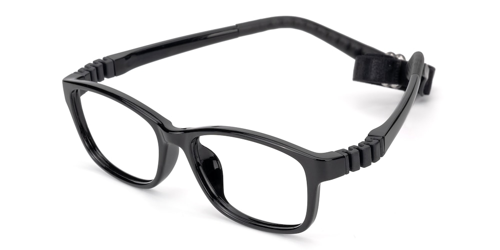 Barton Black Rectangle TR90 Eyeglasses