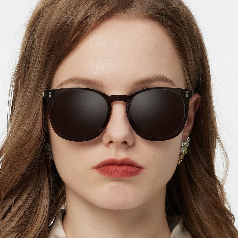 Akron Round - Light Orange Eyeglasses