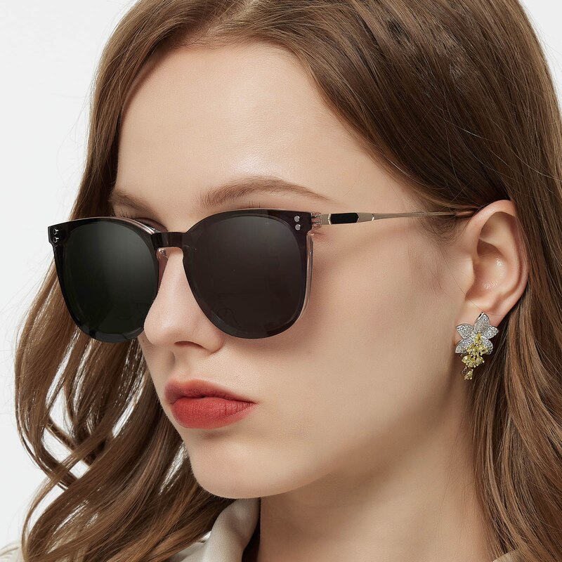 Akron Round - Light Orange Eyeglasses