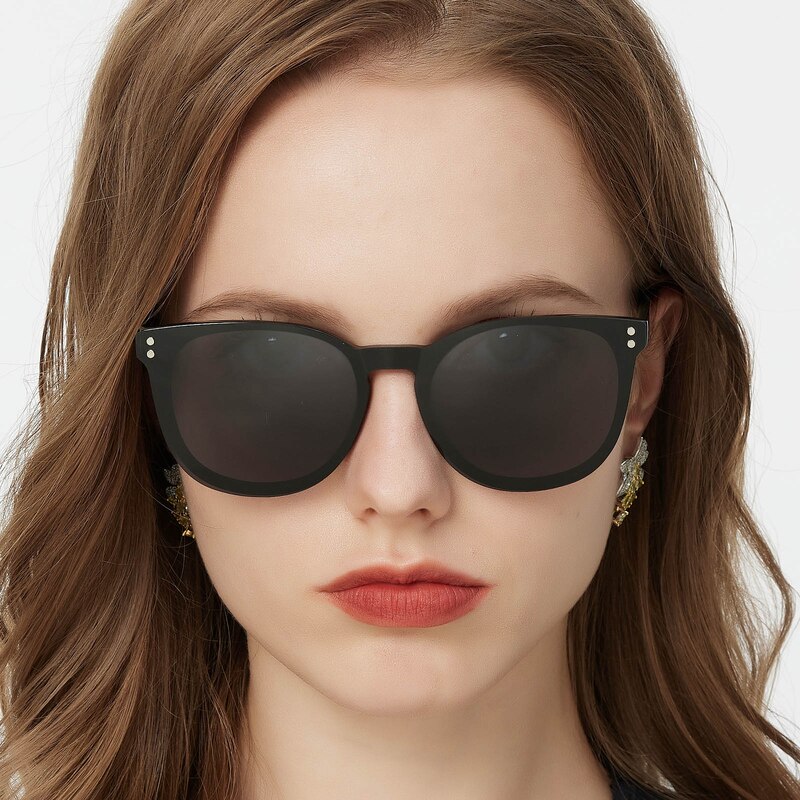 Callan Oval Black Eyeglasses