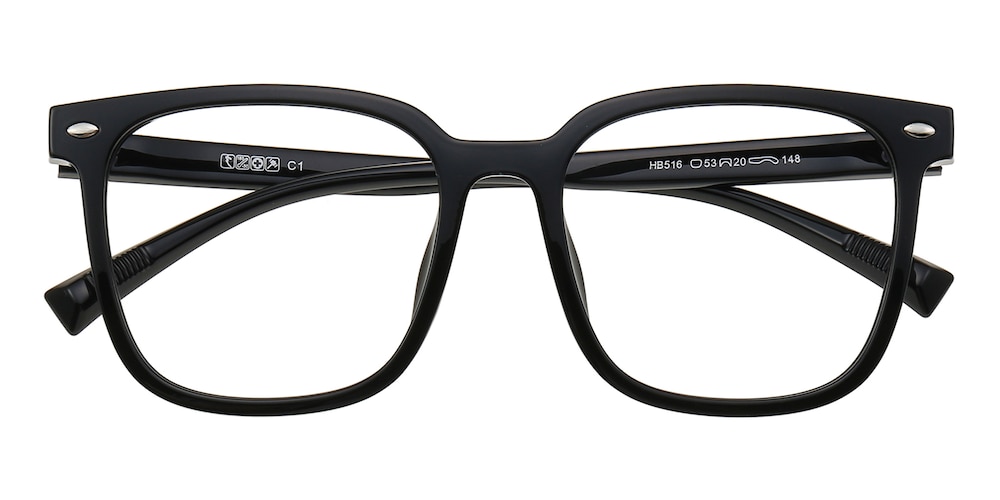 Allentown Black Square TR90 Eyeglasses